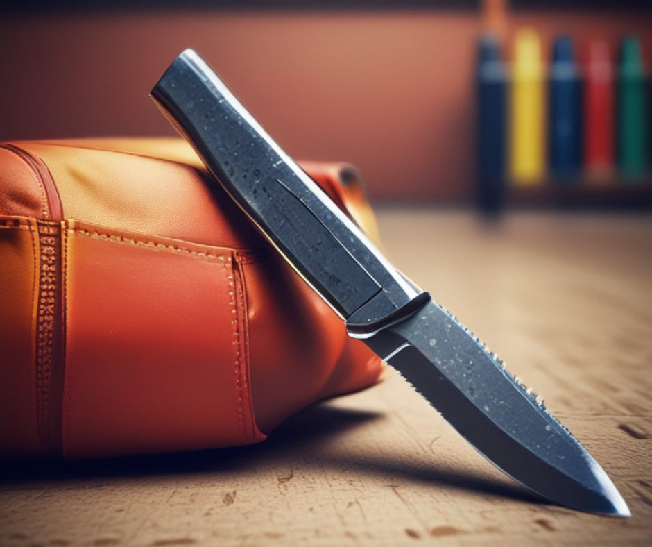 „Messer für manche Schüler Standardausrüstung!“